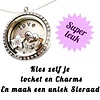 VerjaardagsCadeau Maak zelf je memory locket Sleutelhanger, ketting of Armband!