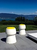 Champ Champ stool/cooler - White
