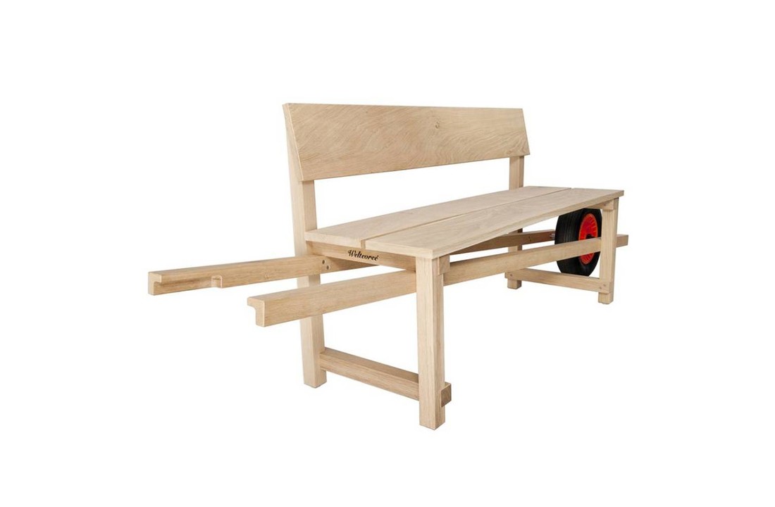 Weltevree Wheelbench kruiwagen bank