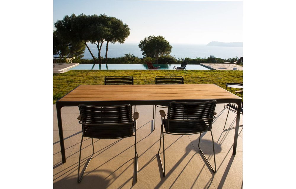 Houe Four tuintafel bamboe
