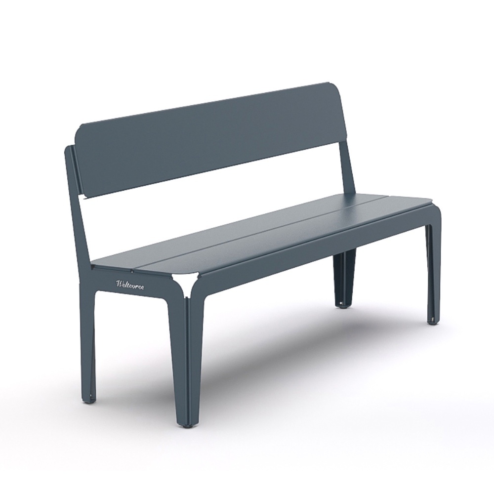 Weltevree bended bench met rug