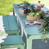 Weltevree bended bench met rug