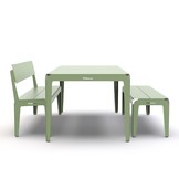 Weltevree bended bench met rug