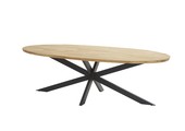Prado ovaal teak tuintafel