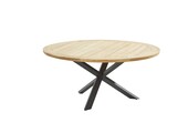 Prado teak tuintafel 160 cm. ø