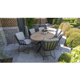 Prado ovaal teak tuintafel