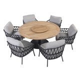 Calpi low dining stoel incl. 2 kussens