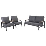 Ravenna 2 x lounge stoel + 1 x 2.5-zits lounge bank