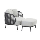 4 Seasons Outdoor Fabrice voetenbank incl. kussen