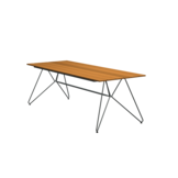 Houe sketch tuintafel bamboe