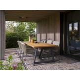 Showroom sale Prado ø160cm tafel + Aprilla dining stoel