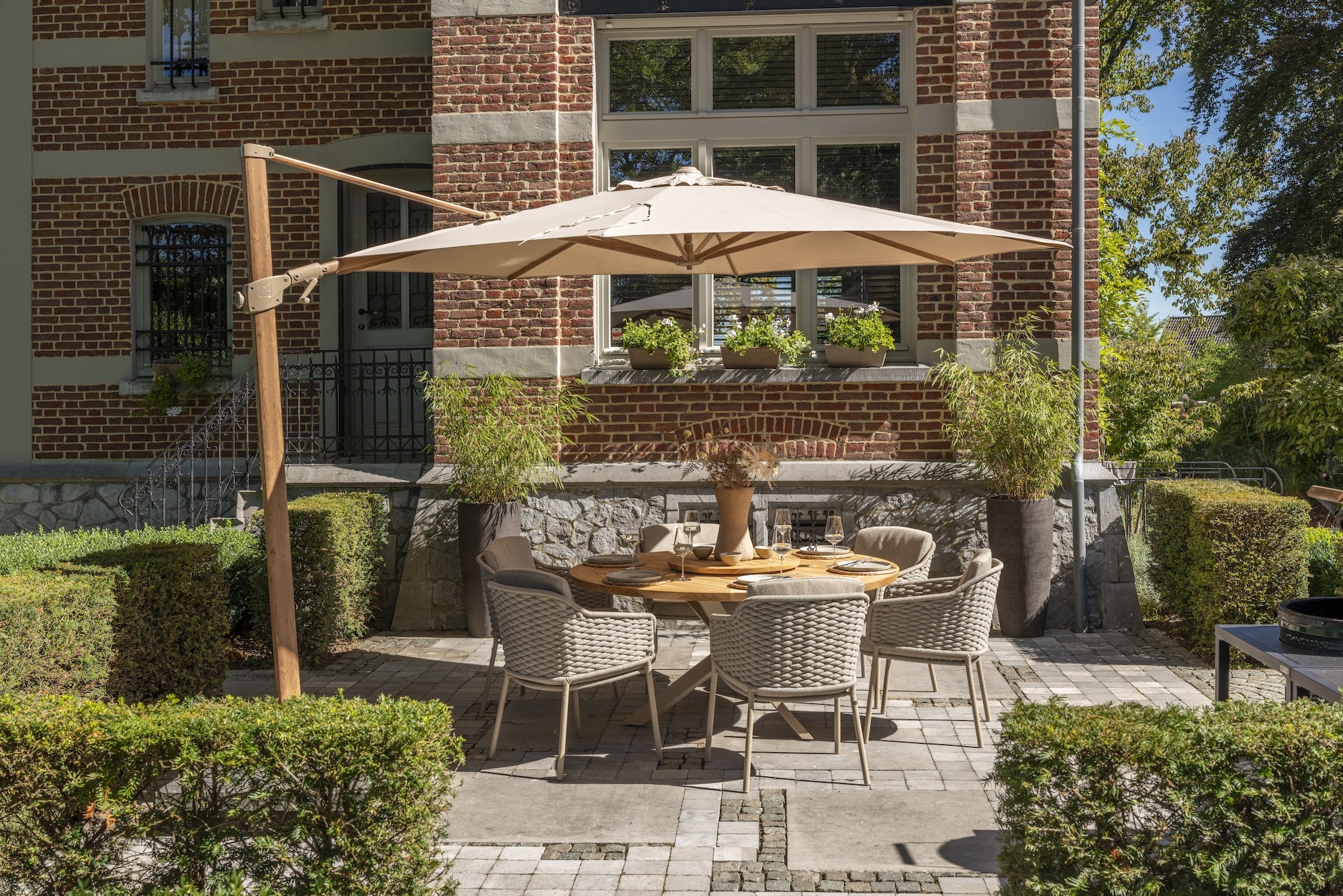 4 Seasons Outdoor Eros dining stoel incl. 2 kussens