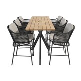 4 Seasons Outdoor Tramonti bar stoel incl. 2 kussens