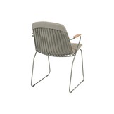 4 Seasons Outdoor Veneto stapelbare dining stoel RVS incl. kussen