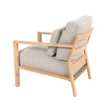 4 Seasons Outdoor Lucas lounge stoel teak incl. 3 kussens