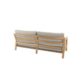 4 Seasons Outdoor Lucas 3-zits lounge bank teak incl. 6 kussens