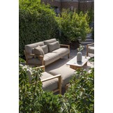 4 Seasons Outdoor Lucas lounge stoel teak incl. 3 kussens