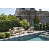 4 Seasons Outdoor Lucas lounge stoel teak incl. 3 kussens