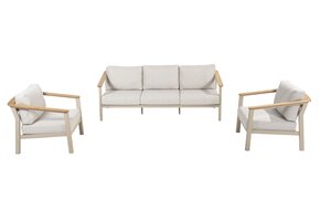 4 Seasons Outdoor Olivia loungeset 3-zits lounge bank + 2x lounge stoel