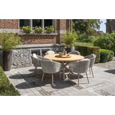 4 Seasons Outdoor Eva loungeset 3-zit lounge bank + 2x lounge stoel