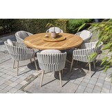 4 Seasons Outdoor Eva loungeset 3-zit lounge bank + 2x lounge stoel
