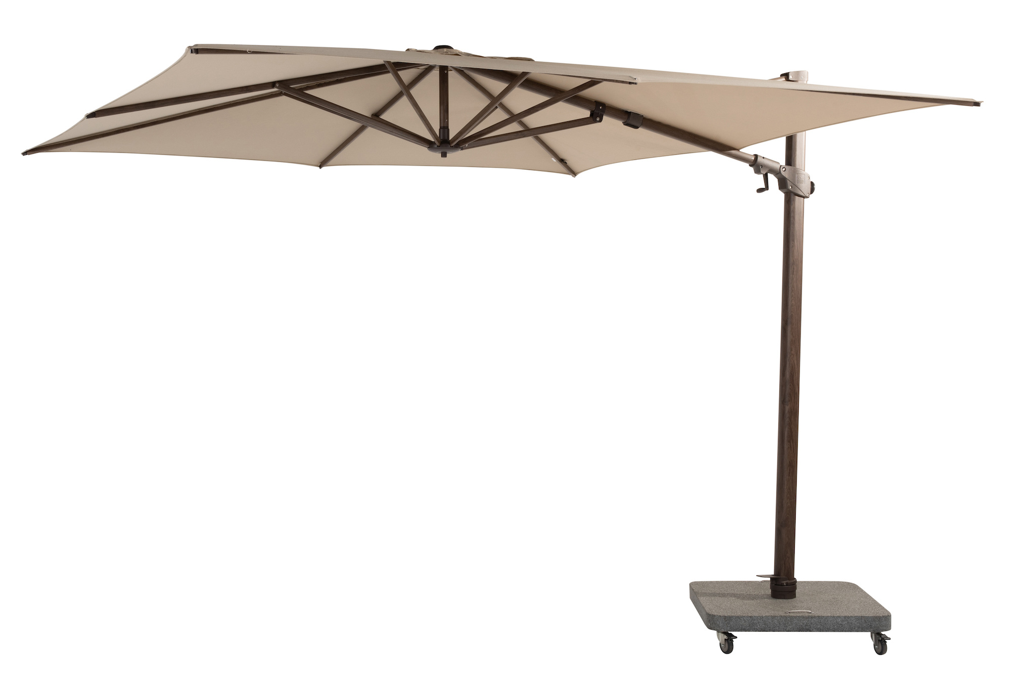 4 Seasons Outdoor Siesta Premium zweefparasol 300x300cm