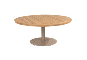 Saba low dining latte Ø 130 x 69 cm.