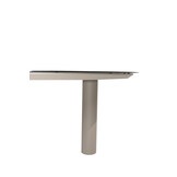 Donato low dining eettafel 160 cm. Ø met geprint keramiek tafelblad