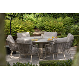 4SO Puglia low dining stoel incl. 2 kussens