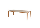 Liam eettafel met keramisch tafelblad 240 x 100 x 75 cm.