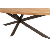 Prado ovaal teak tuintafel