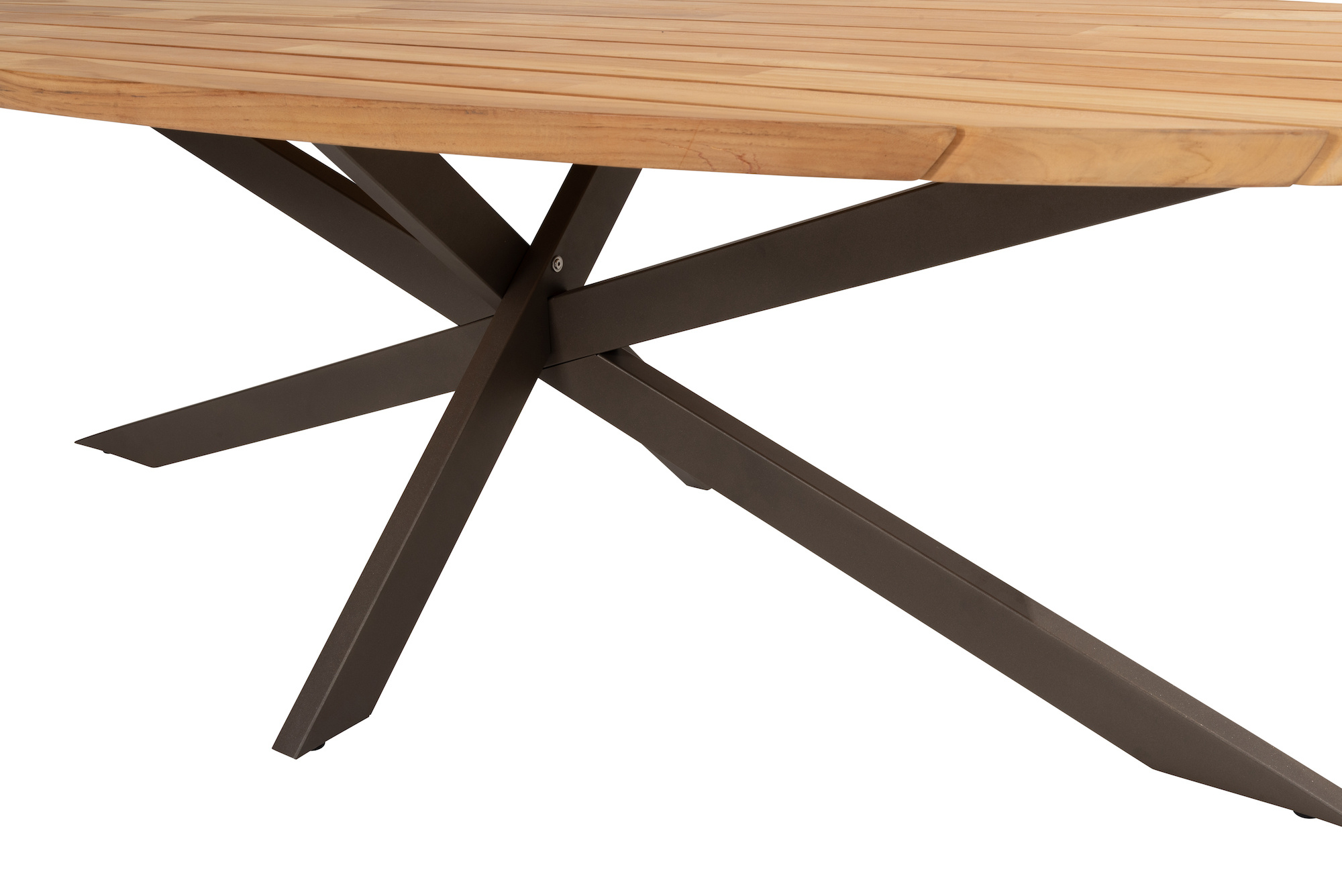 Prado ovaal teak tuintafel