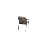 Manitoba stapelbare dining stoel incl. 2 kussens
