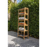 Liv teak tuinkast with 6 HPL planken