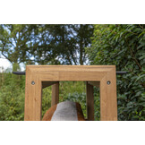 Liv teak tuinkast with 6 HPL planken