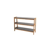 Liv teak tuinkast met 3 HPL planken