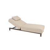 Madeira ligbed incl. kussen en hoofdsteun