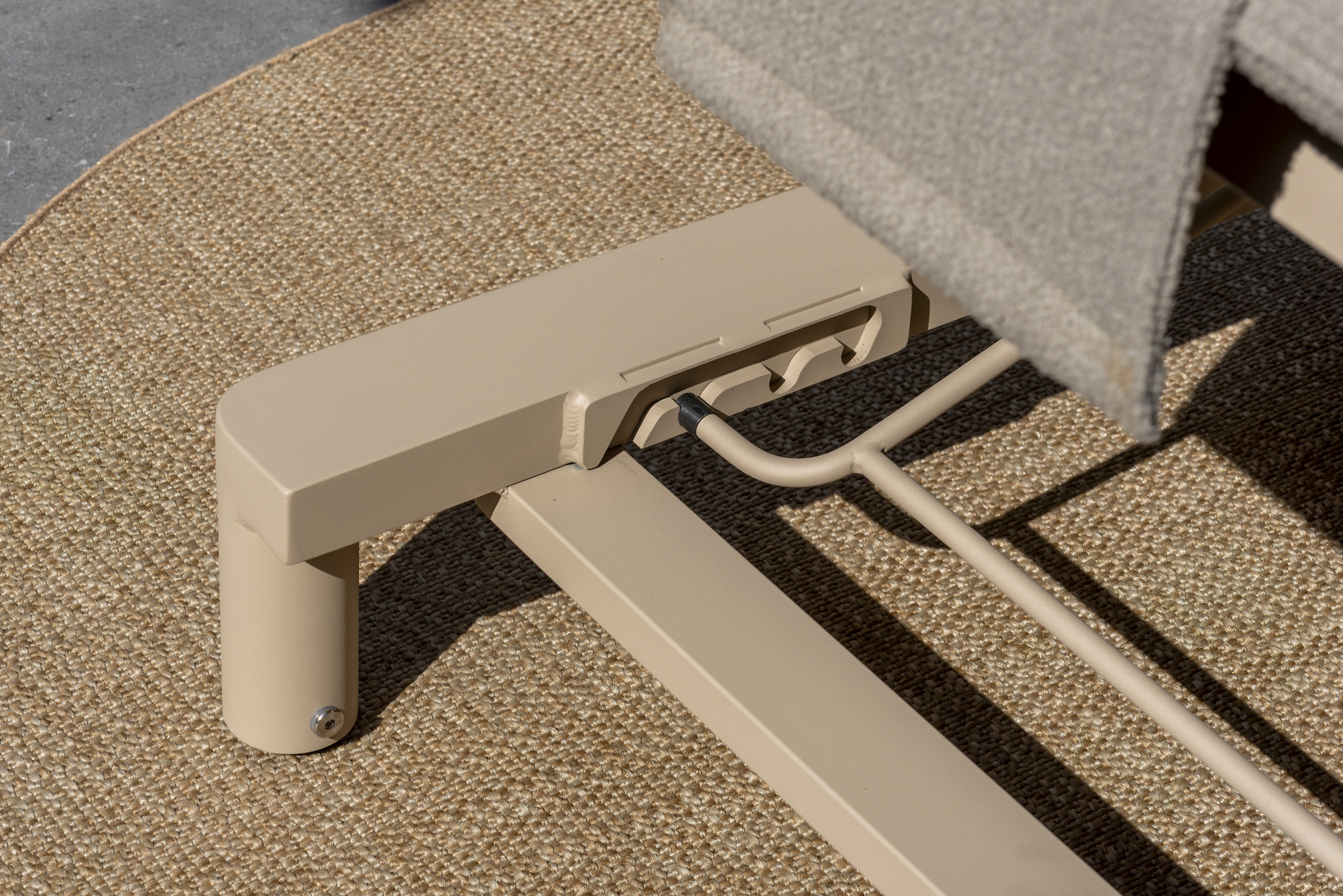 Madeira ligbed incl. kussen en hoofdsteun