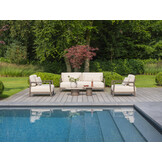 Capresi 3-zits lounge incl. 5 kussens