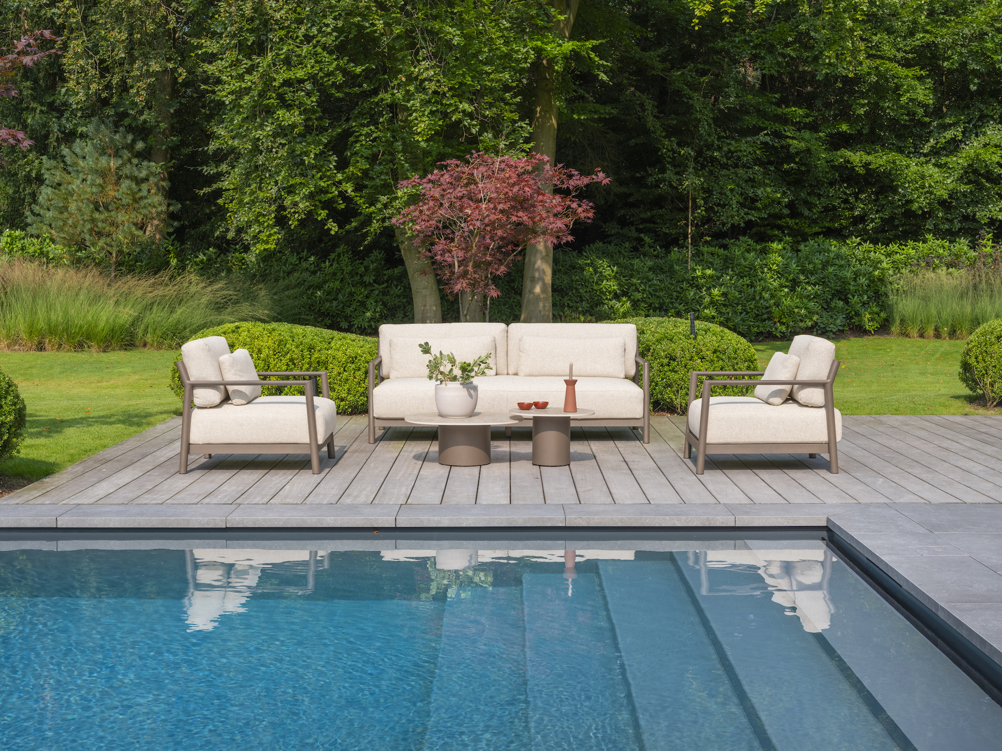 4SO Capresi 3-zits lounge incl. 5 kussens