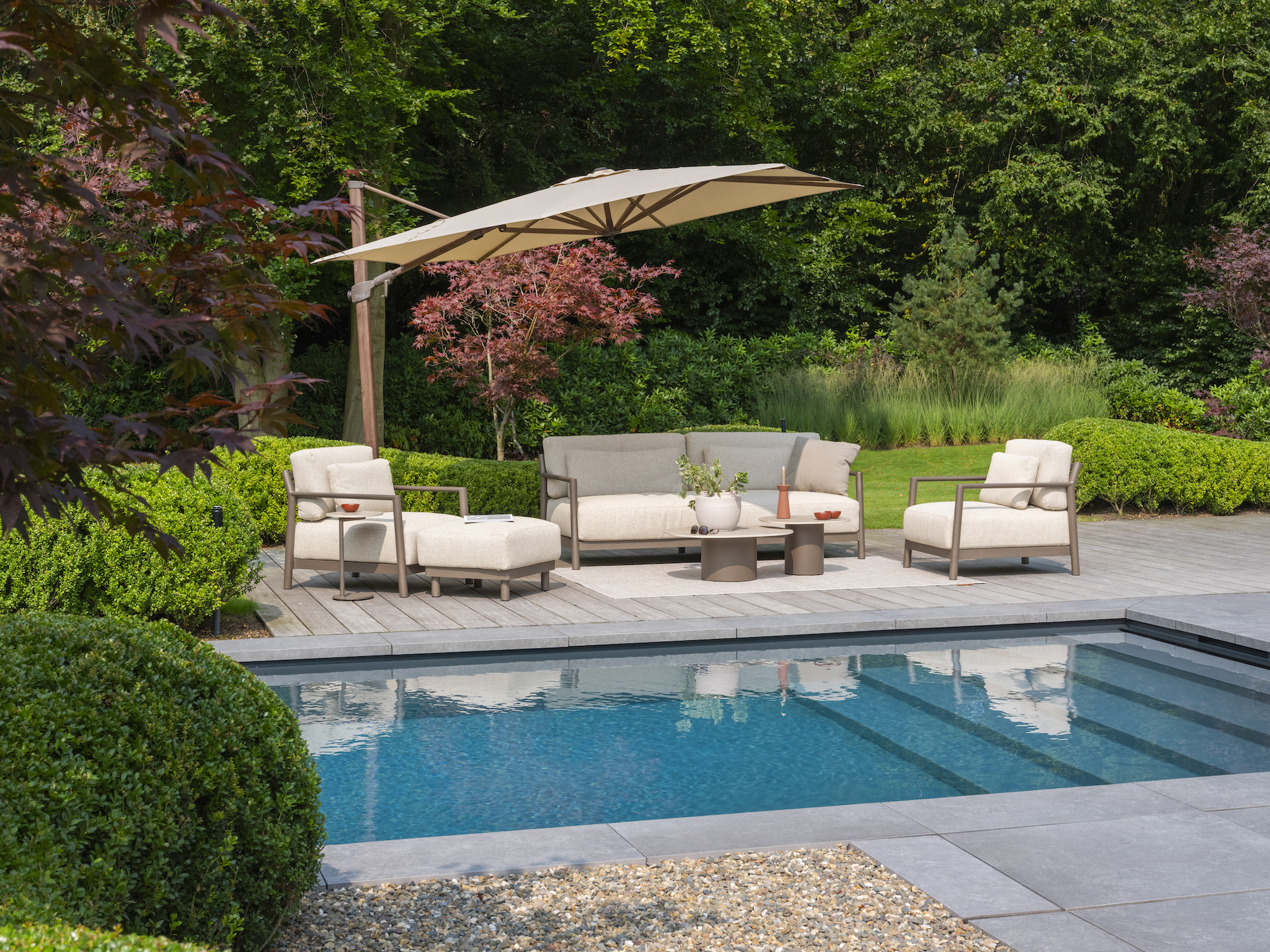 4SO Capresi lounge stoel incl. 3 kussens