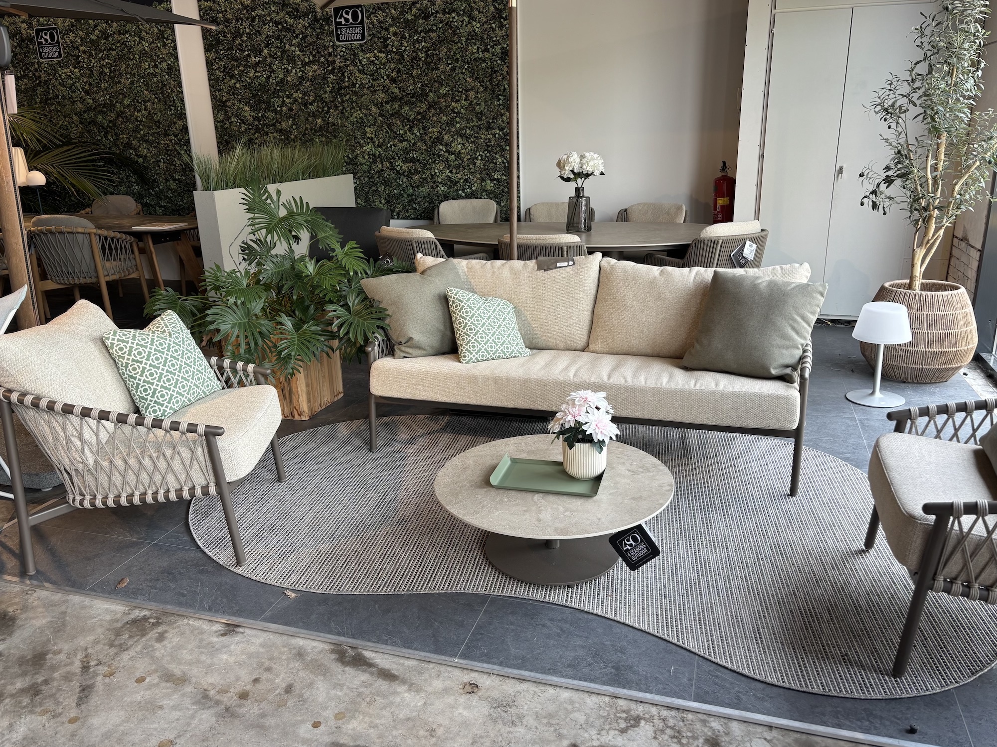 4SO Allora set bank en 2 fauteuils