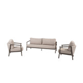 4SO Barolo loungeset 3-zits bank + 2 fauteuils