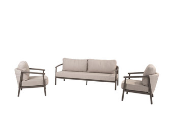 4SO Barolo loungeset 3-zits bank + 2 fauteuils