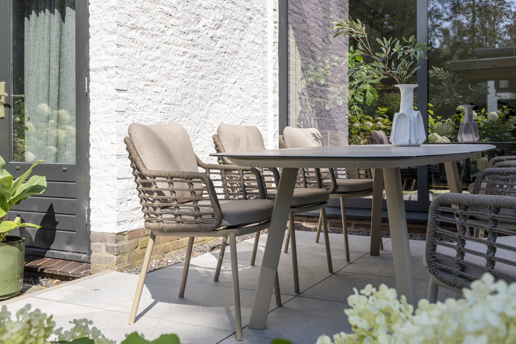 4SO Manolo tuintafel met geprint keramiek 240x103cm