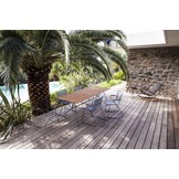 Houe sketch tuintafel bamboe