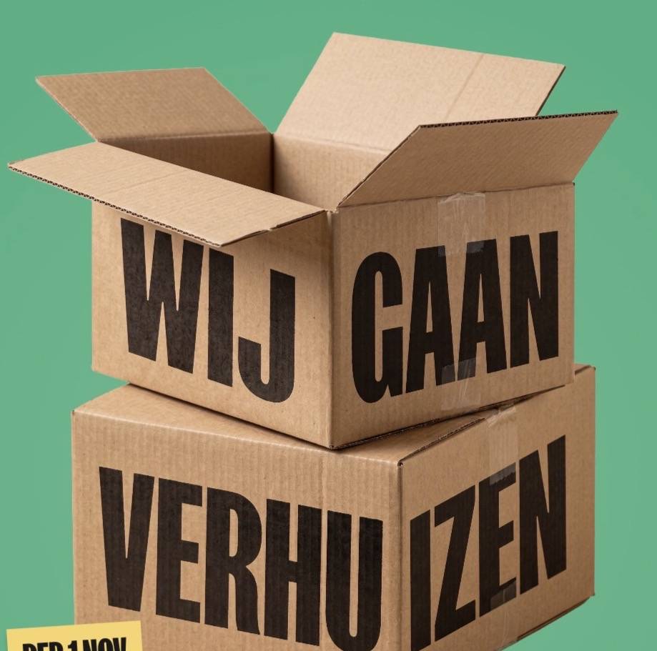 WIJ GAAN VERHUIZEN