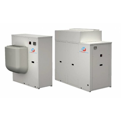 Water chiller for indoor placement 