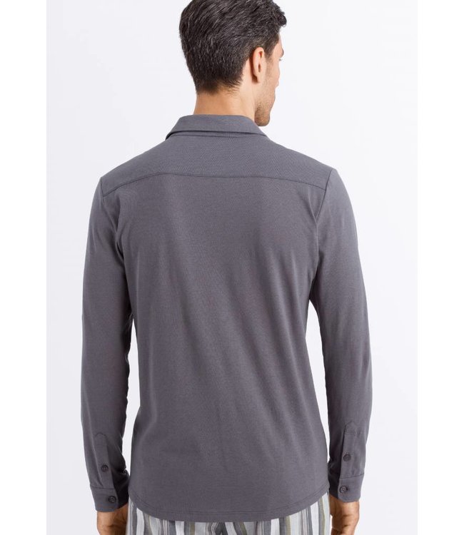 Luca Button Shirt Concrete (075646)
