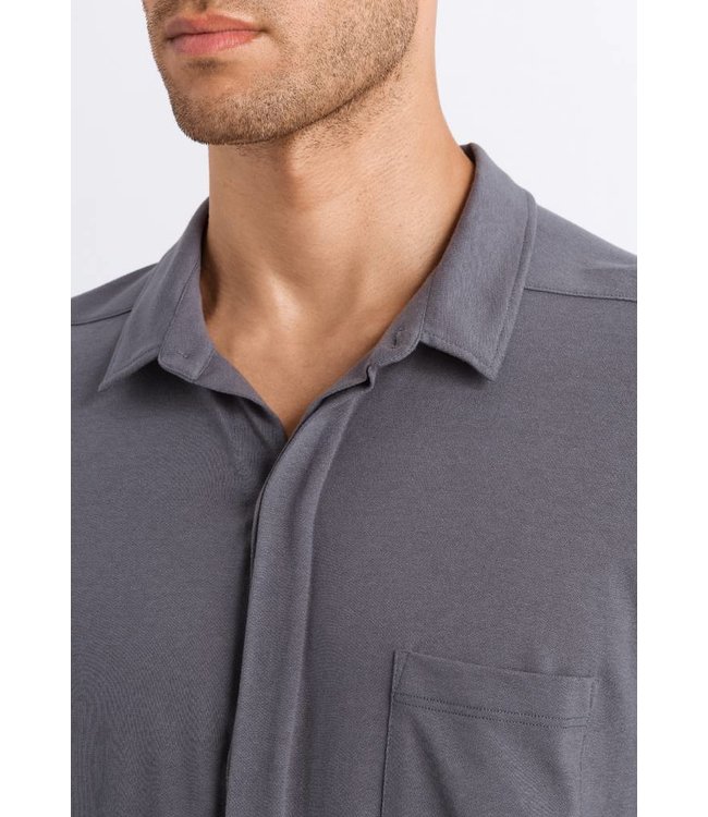 Luca Button Shirt Concrete (075646)